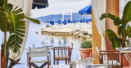 France - Le Restaurant de la Plage de l'Hôtel Belles Rives à Juan-les-Pins : Une Expérience Culinaire Inoubli