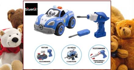 Jeux et Jouets - Silverlit - TOOKO – Construis ma voiture de police RC